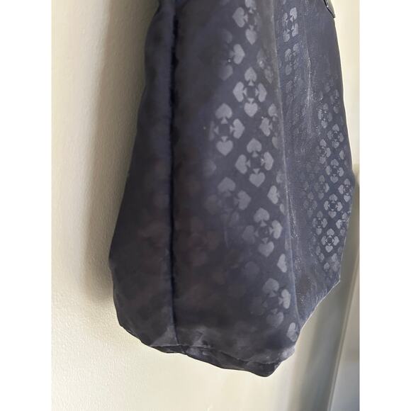 Kate Spade Rosemary All Play And No Work Fabric Tote Travel Collapsible Black - Picture 7 of 12